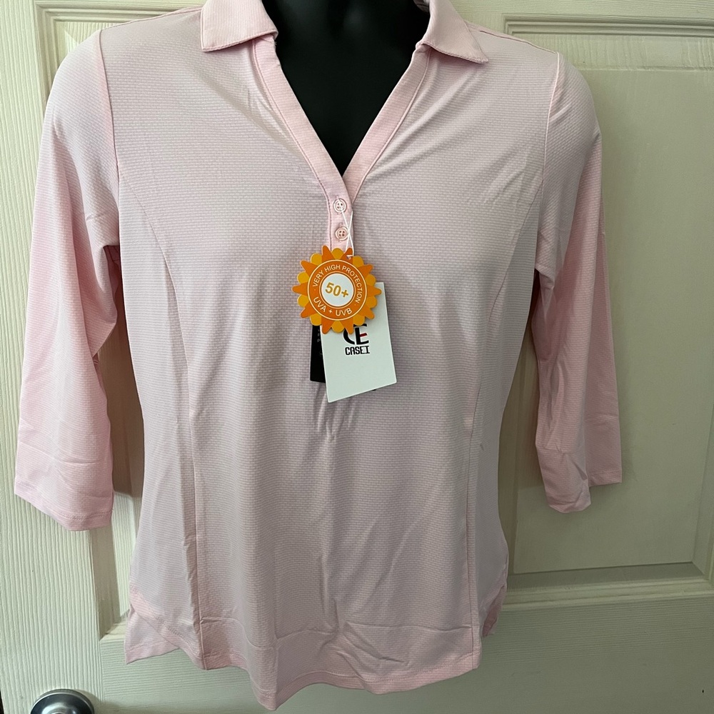 Women's Pink Golf Top